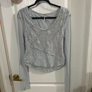 Free people lace long sleeve
